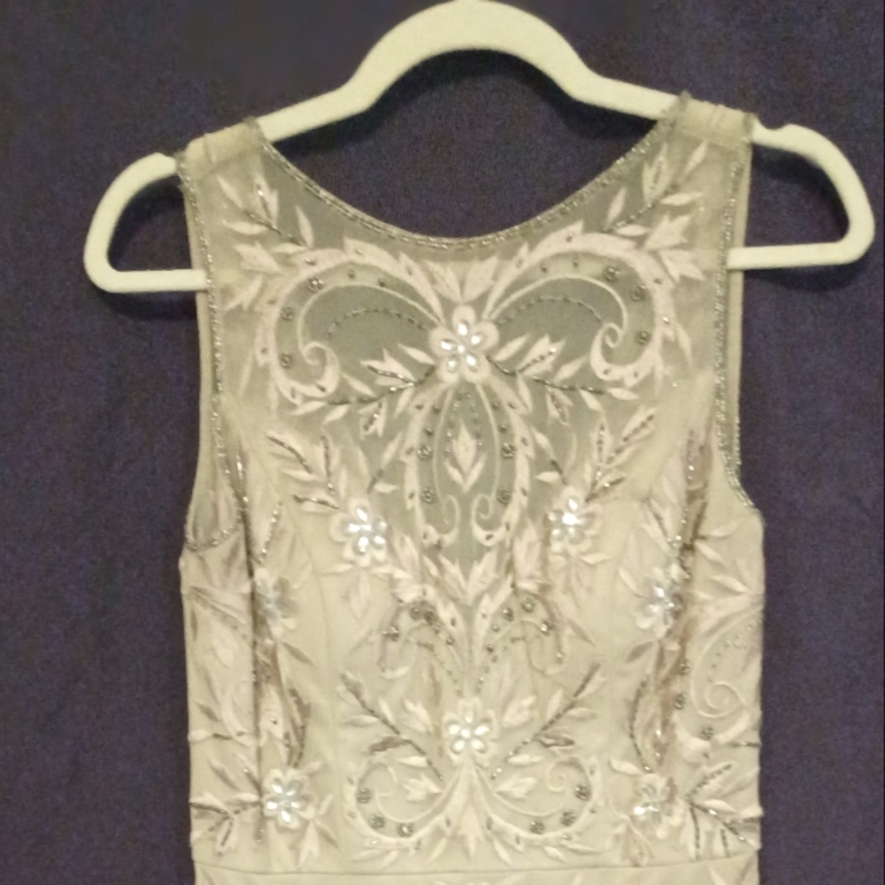 Beaded Sue Wong cocktail dress
